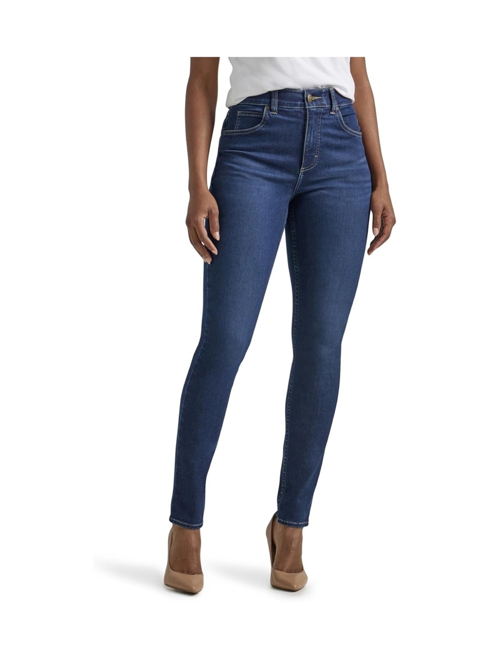 Lee Women's Ultra Lux Comfort with Flex Motion Skinny Leg Jean with Ever Fit 12S
